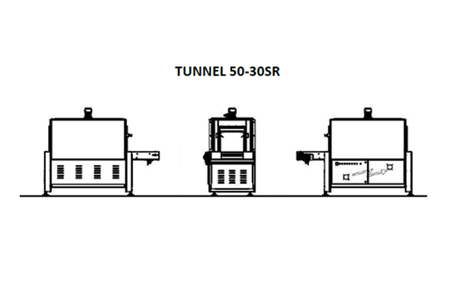 Схема термоусадочного туннеля 50-30SR