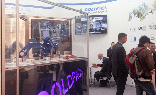 Робот-палетайзер Goldpack (Словения)